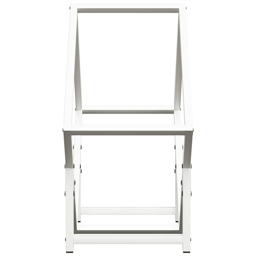 Brandhoutrek 50x25x50 cm koudgewalst staal wit