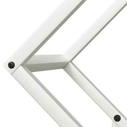Brandhoutrek 50x25x50 cm koudgewalst staal wit