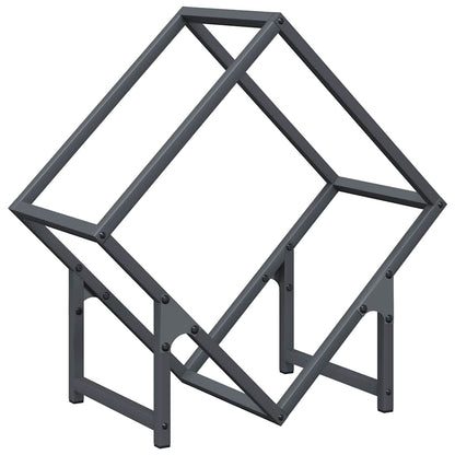Brandhoutrek 50x25x50 cm koudgewalst staal antracietkleurig