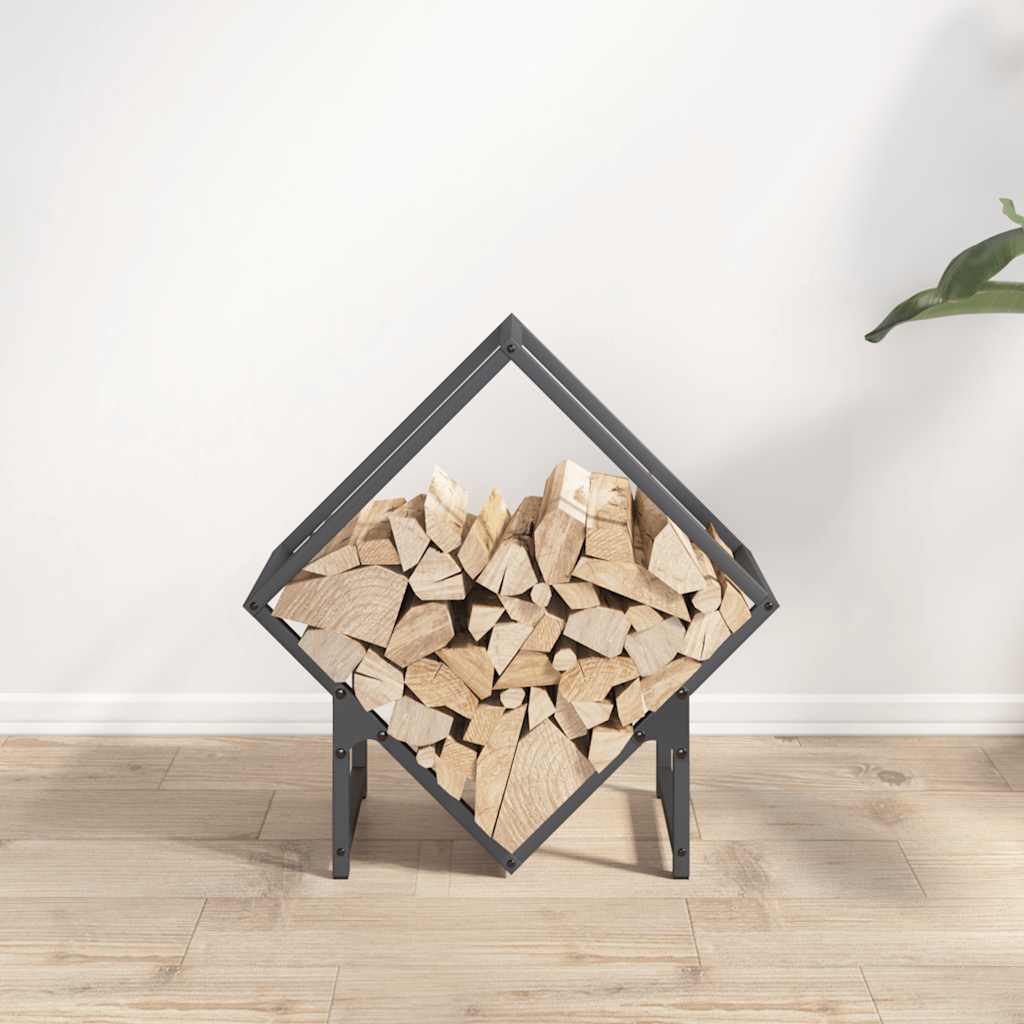 Brandhoutrek 50x25x50 cm koudgewalst staal antracietkleurig