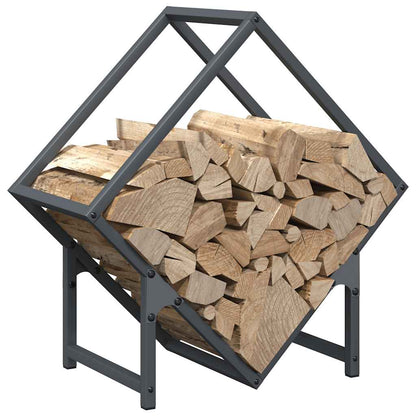 Brandhoutrek 50x25x50 cm koudgewalst staal antracietkleurig