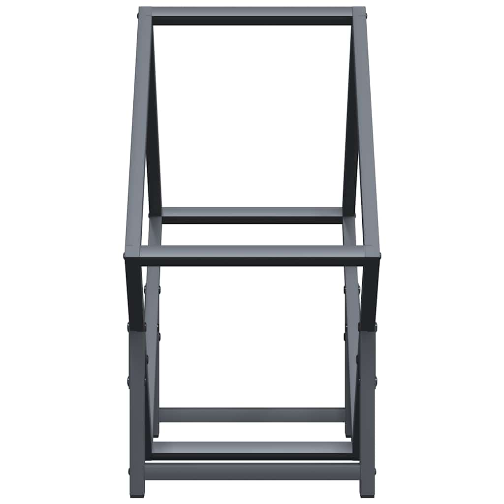 Brandhoutrek 50x25x50 cm koudgewalst staal antracietkleurig