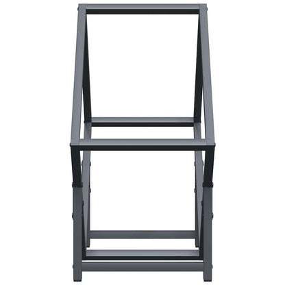 Brandhoutrek 50x25x50 cm koudgewalst staal antracietkleurig