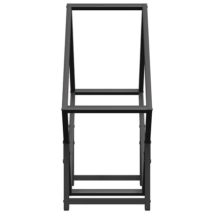 Brandhoutrek 60x25x60 cm koudgewalst staal zwart
