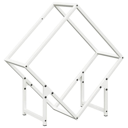 Brandhoutrek 60x25x60 cm koudgewalst staal wit