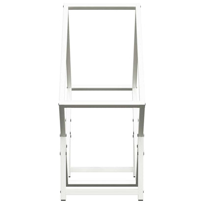 Brandhoutrek 60x25x60 cm koudgewalst staal wit