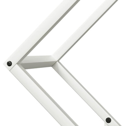 Brandhoutrek 60x25x60 cm koudgewalst staal wit