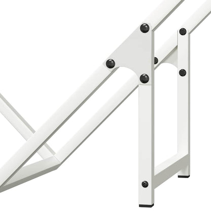 Brandhoutrek 60x25x60 cm koudgewalst staal wit