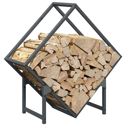Brandhoutrek 60x25x60 cm koudgewalst staal antracietkleurig