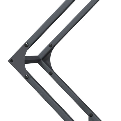Brandhoutrek 80x25x80 cm koudgewalst staal antracietkleurig