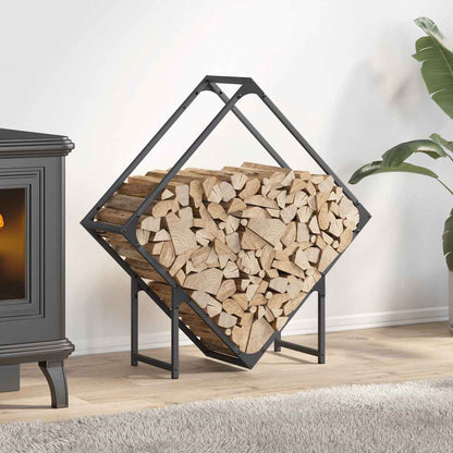 Brandhoutrek 80x25x80 cm koudgewalst staal antracietkleurig