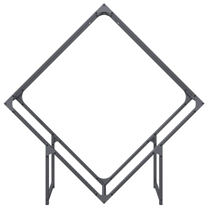 Brandhoutrek 100x25x100 cm koudgewalst staal antracietkleurig