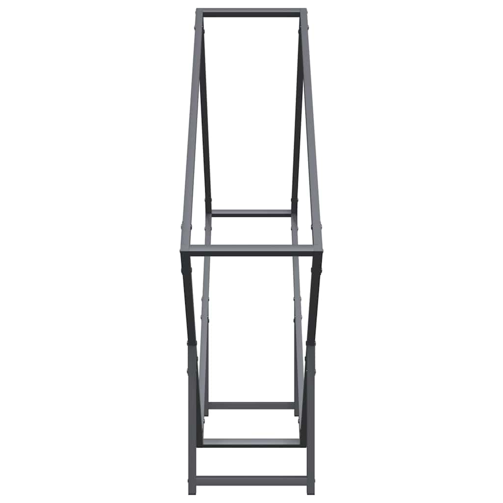 Brandhoutrek 100x25x100 cm koudgewalst staal antracietkleurig