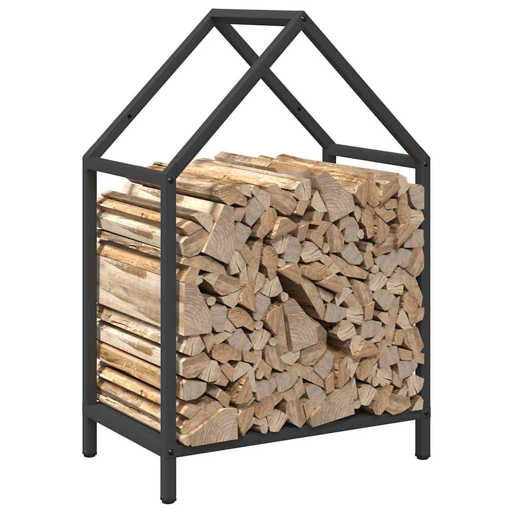 Brandhoutrek 40x25x60 cm koudgewalst staal zwart