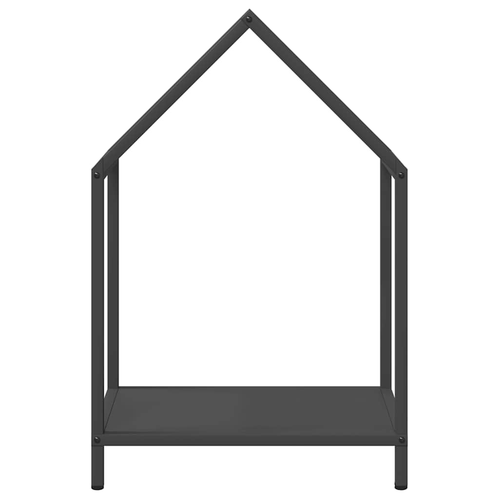 Brandhoutrek 40x25x60 cm koudgewalst staal zwart