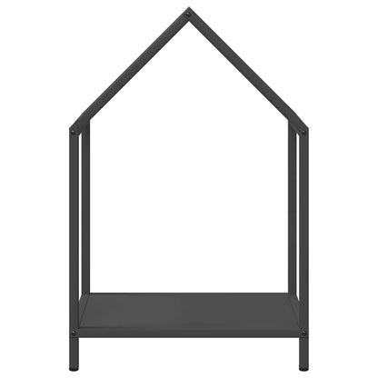 Brandhoutrek 40x25x60 cm koudgewalst staal zwart