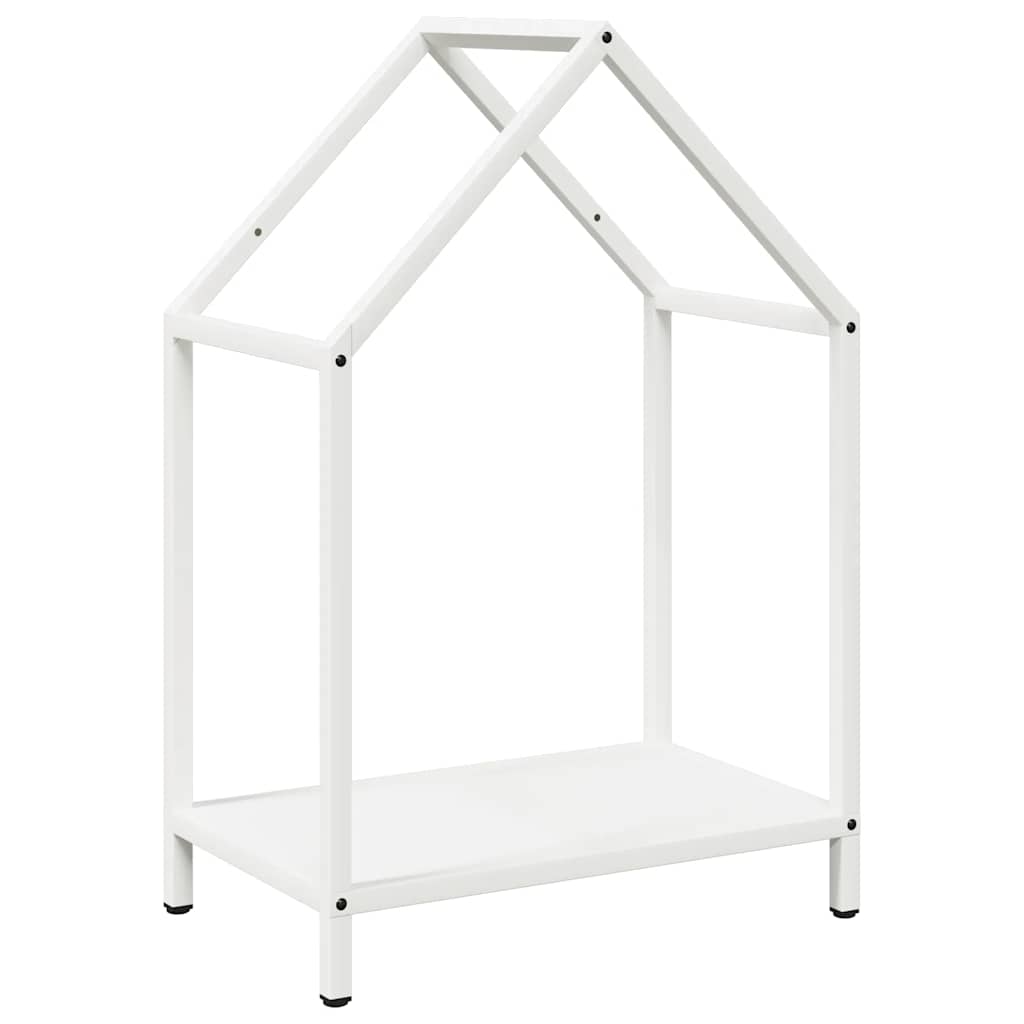 Brandhoutrek 40x25x60 cm koudgewalst staal wit