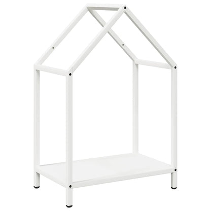 Brandhoutrek 40x25x60 cm koudgewalst staal wit