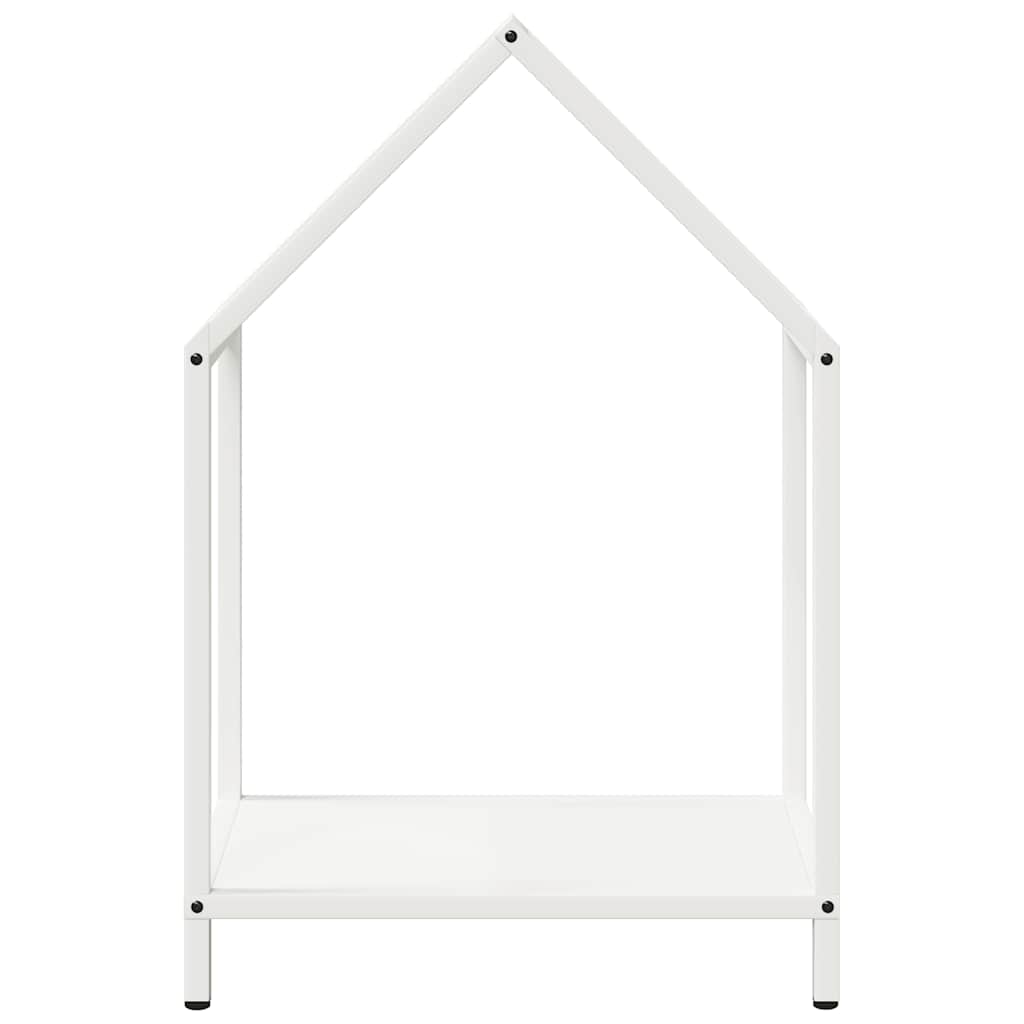 Brandhoutrek 40x25x60 cm koudgewalst staal wit