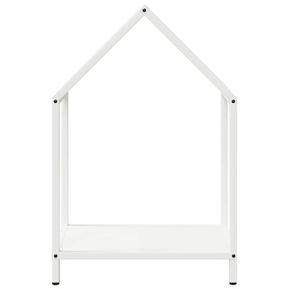 Brandhoutrek 40x25x60 cm koudgewalst staal wit