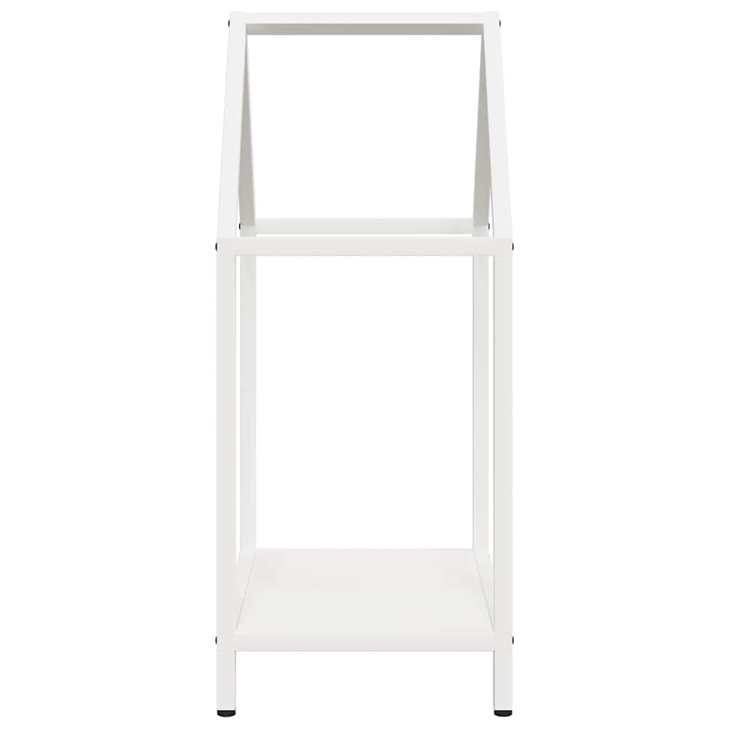 Brandhoutrek 40x25x60 cm koudgewalst staal wit