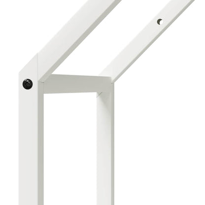 Brandhoutrek 40x25x60 cm koudgewalst staal wit
