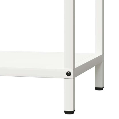 Brandhoutrek 40x25x60 cm koudgewalst staal wit