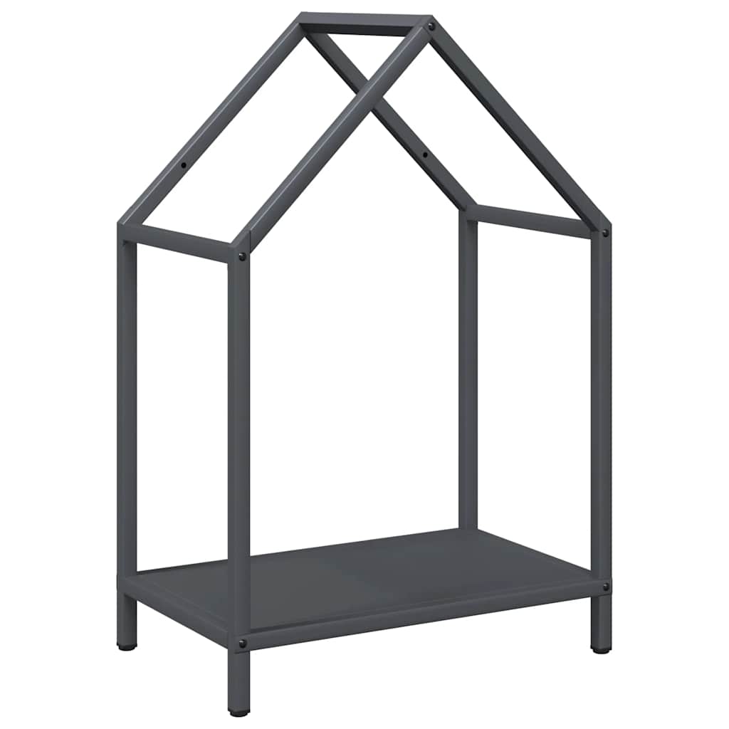 Brandhoutrek 40x25x60 cm koudgewalst staal antracietkleurig