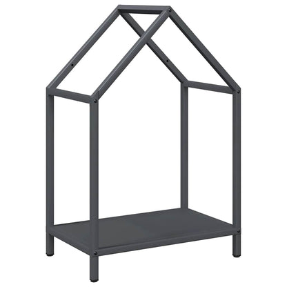 Brandhoutrek 40x25x60 cm koudgewalst staal antracietkleurig