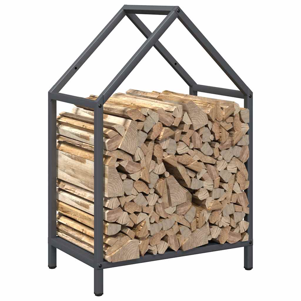 Brandhoutrek 40x25x60 cm koudgewalst staal antracietkleurig