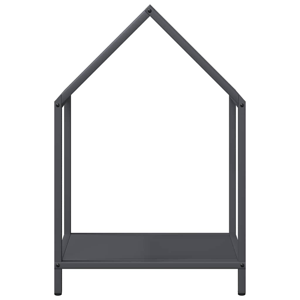 Brandhoutrek 40x25x60 cm koudgewalst staal antracietkleurig