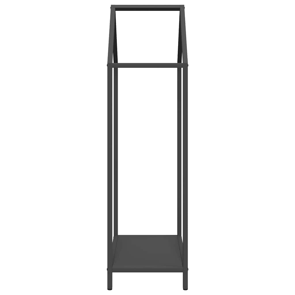 Brandhoutrek 40x25x90 cm koudgewalst staal zwart