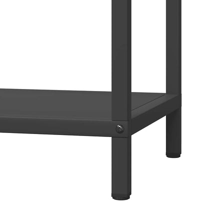 Brandhoutrek 40x25x90 cm koudgewalst staal zwart