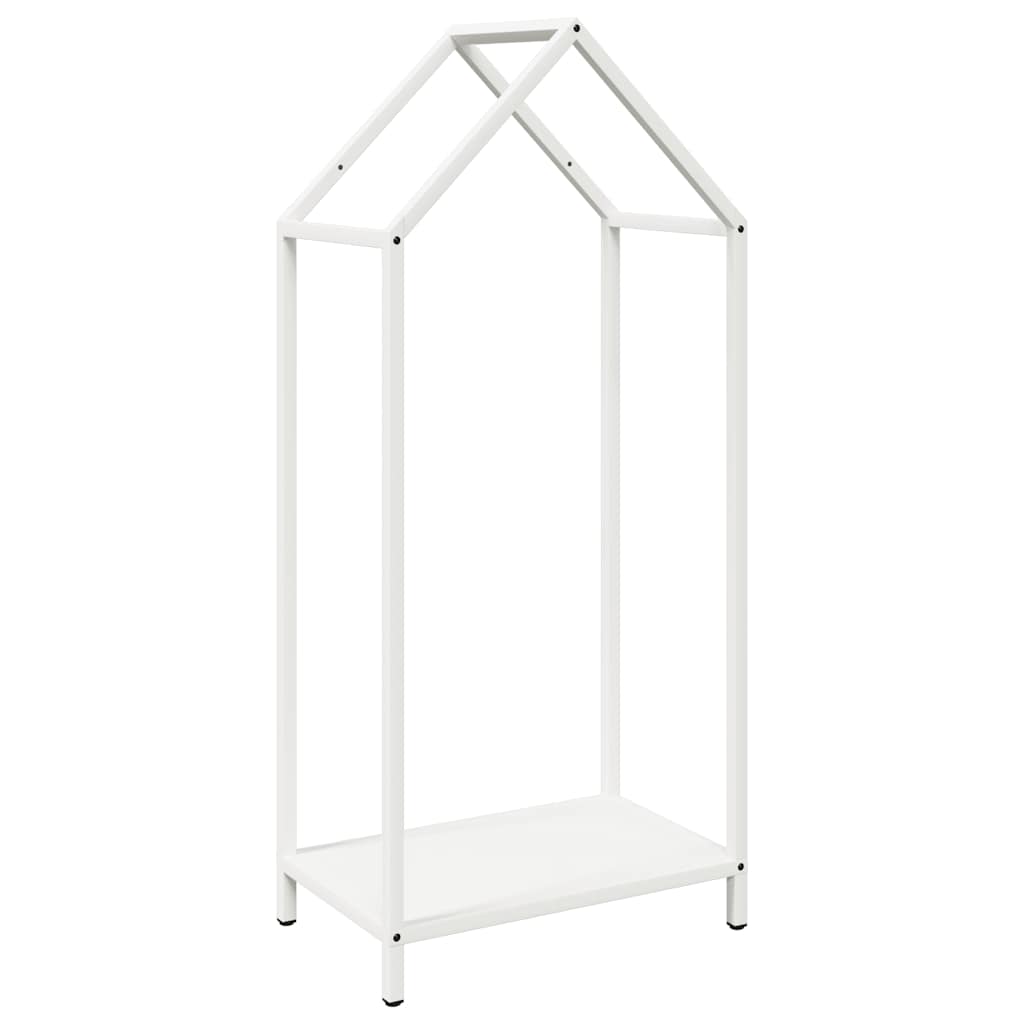 Brandhoutrek 40x25x90 cm koudgewalst staal wit