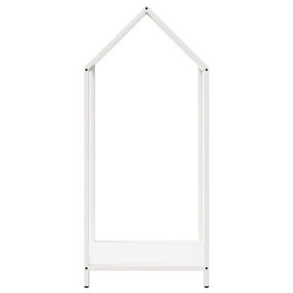 Brandhoutrek 40x25x90 cm koudgewalst staal wit