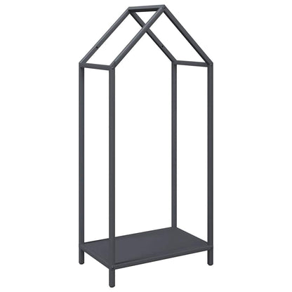 Brandhoutrek 40x25x90 cm koudgewalst staal antracietkleurig