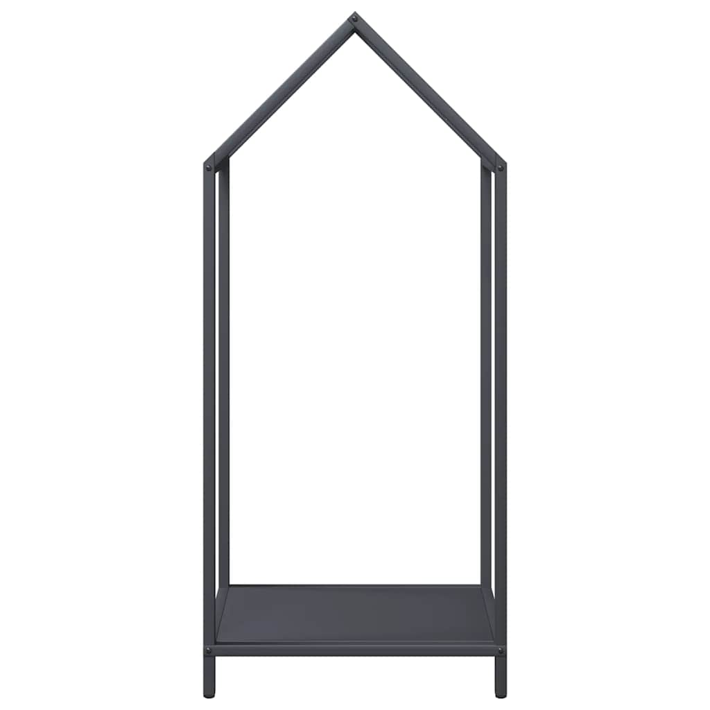Brandhoutrek 40x25x90 cm koudgewalst staal antracietkleurig