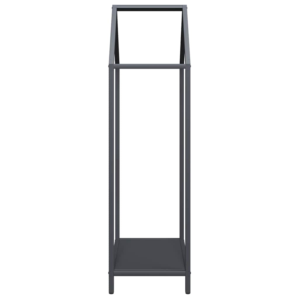 Brandhoutrek 40x25x90 cm koudgewalst staal antracietkleurig