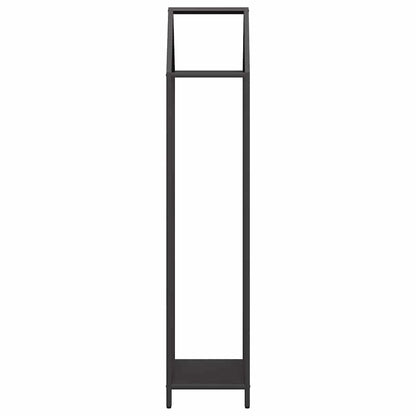 Brandhoutrek 40x25x120 cm koudgewalst staal zwart