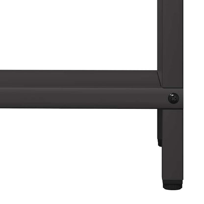 Brandhoutrek 40x25x120 cm koudgewalst staal zwart