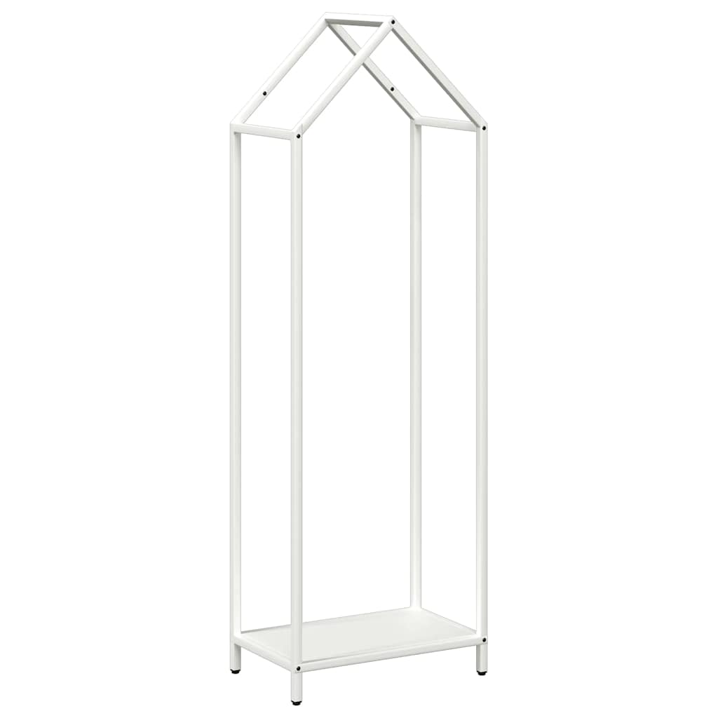 Brandhoutrek 40x25x120 cm koudgewalst staal wit