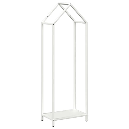 Brandhoutrek 40x25x120 cm koudgewalst staal wit