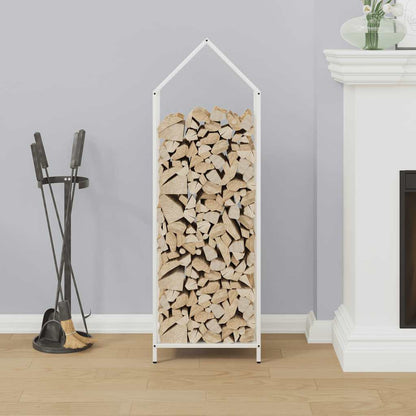 Brandhoutrek 40x25x120 cm koudgewalst staal wit