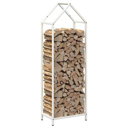 Brandhoutrek 40x25x120 cm koudgewalst staal wit