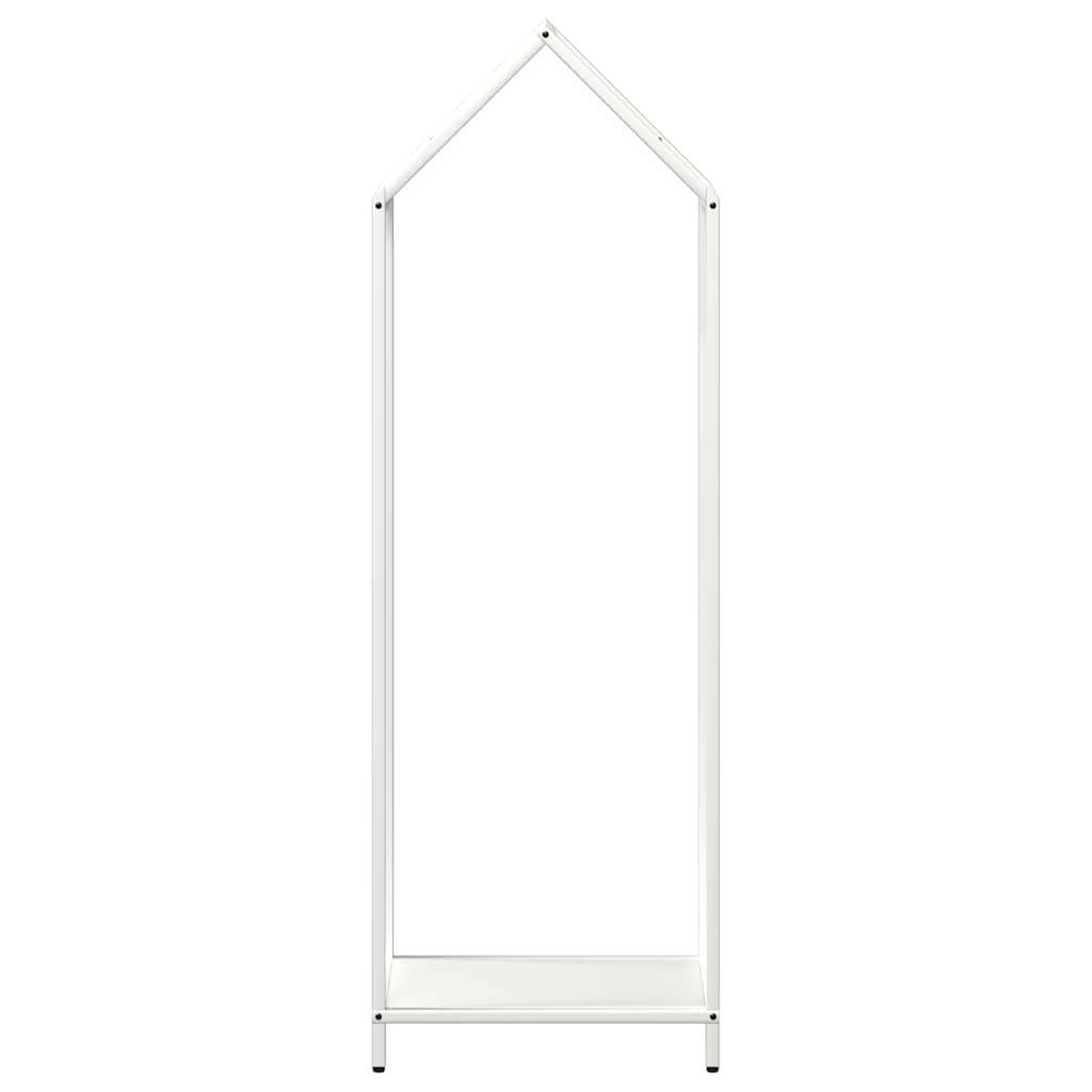 Brandhoutrek 40x25x120 cm koudgewalst staal wit