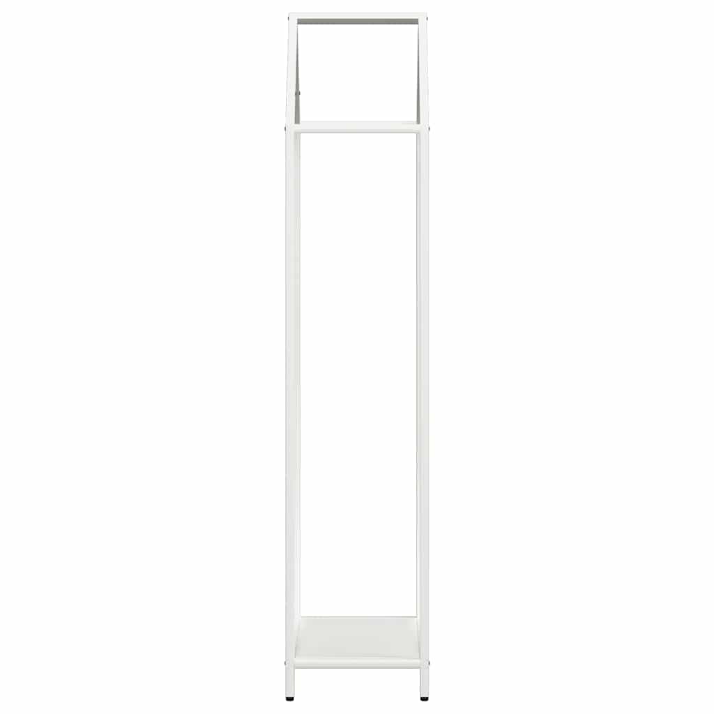 Brandhoutrek 40x25x120 cm koudgewalst staal wit