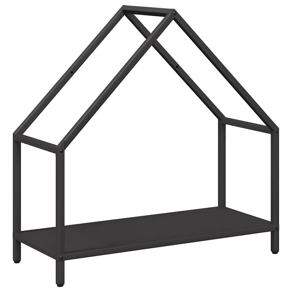 Brandhoutrek 60x25x60 cm koudgewalst staal zwart