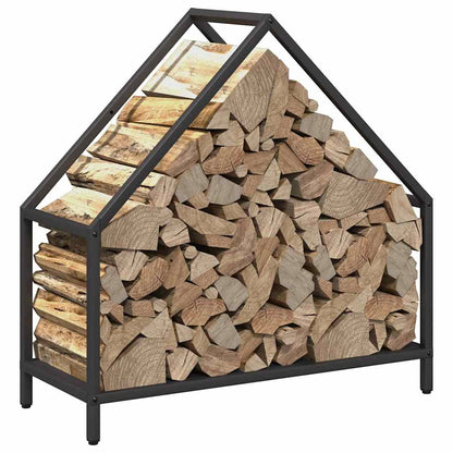 Brandhoutrek 60x25x60 cm koudgewalst staal zwart