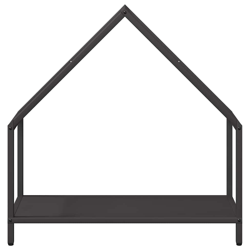 Brandhoutrek 60x25x60 cm koudgewalst staal zwart