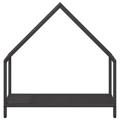 Brandhoutrek 60x25x60 cm koudgewalst staal zwart